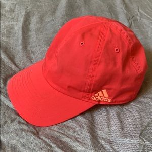 Adidas pink/coral hat